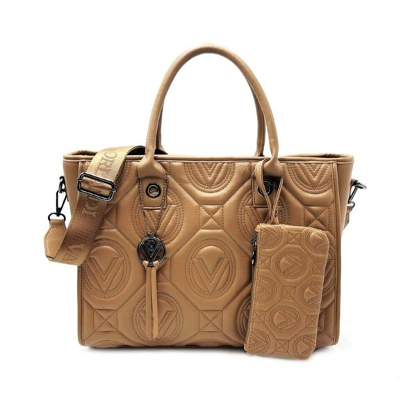 Valentino Orlandi Tan Quilted Bag - Picture 2 of 12